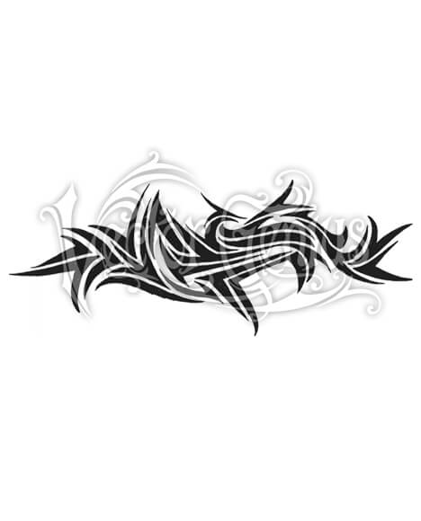 468x580 Tribal Tattoo Flash Sharp Pattern Clipart