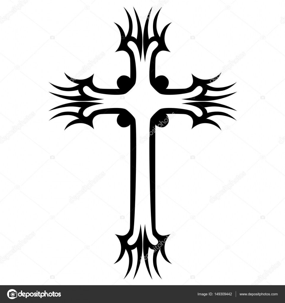 Tribal Cross Vector at Vectorified.com | Collection of Tribal Cross ...