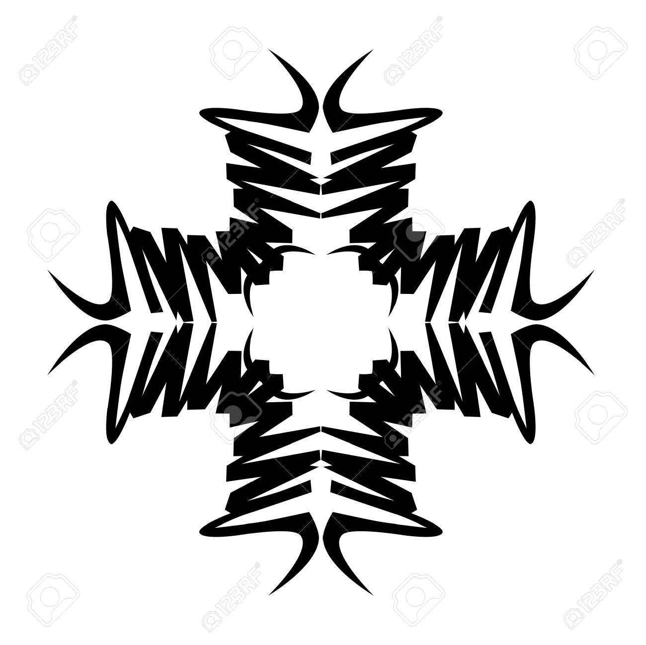 Tattoo Tribal Cross Designs Vector Sketch Of A Tattoo Art Tribal 1300x1299 Tattoo Tribal Cross Designs Vector Sketch Of A Tattoo Art Tribal