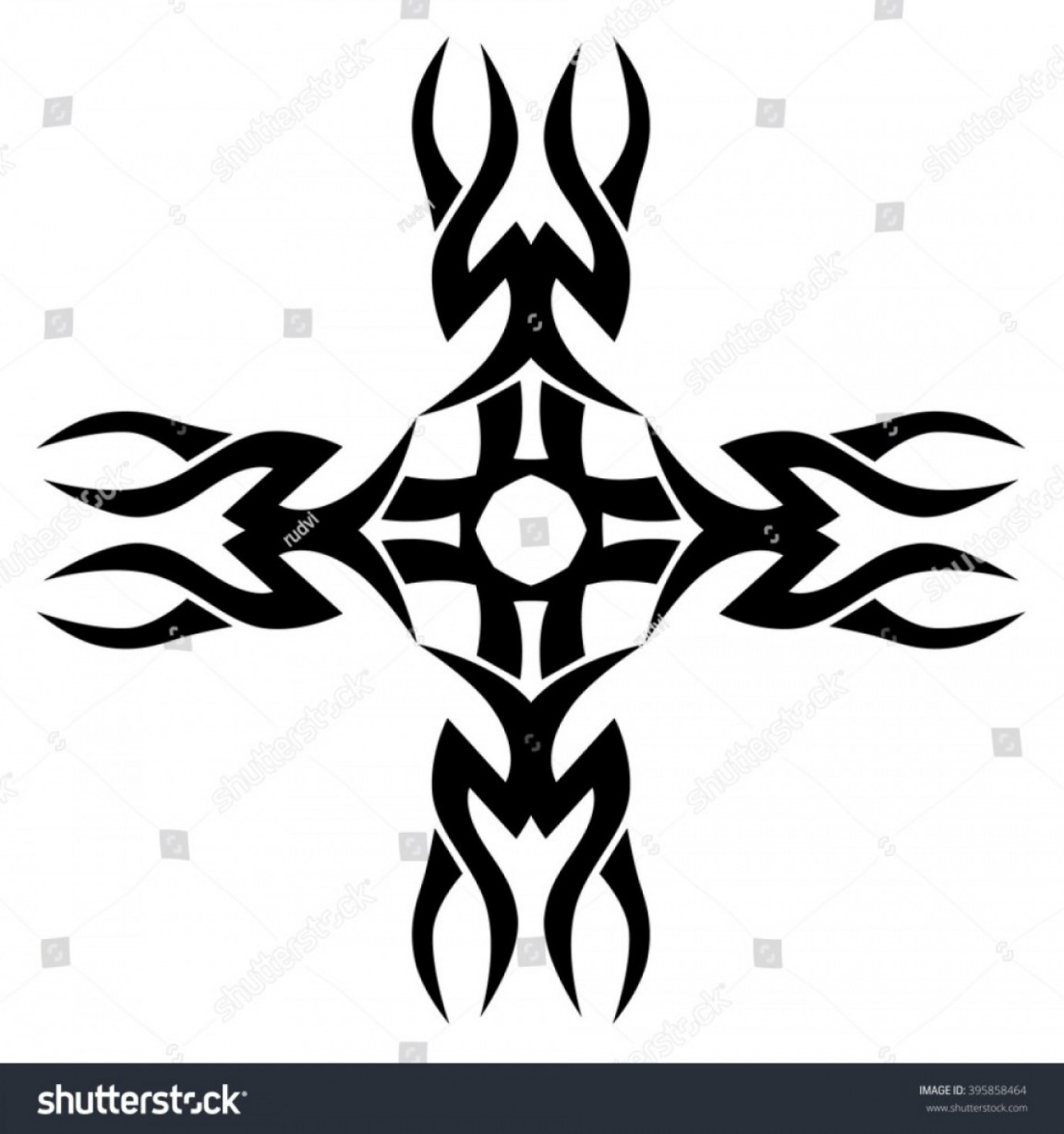 Tribal Cross Tattoo Designs Vector Sketch Stock Vector Royalty 1382x1473 Tribal Cross Tattoo Designs Vector Sketch Stock Vector Royalty