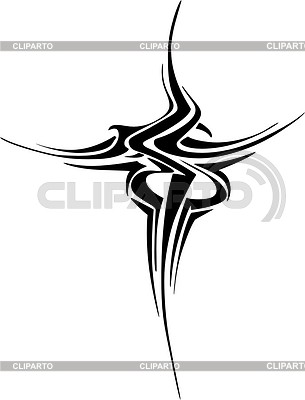 Tribal Cross Tattoo Stock Vector Graphics Cliparto 305x400 Tribal Cross Tattoo Stock Vector Graphics Cliparto