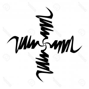 Photostock Vector Tattoo Tribal Cross Designs Vector Sketch 300x300 Photostock Vector Tattoo Tribal Cross Designs Vector Sketch