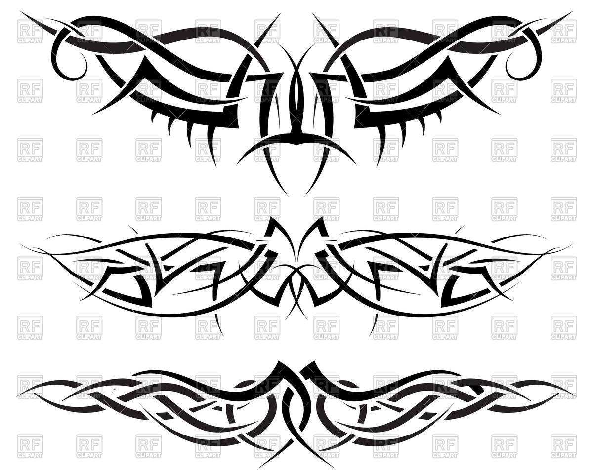 Patterns Of Tribal Tattoo Design Vector Image Of Design Elements 1200x960 Patterns Of Tribal Tattoo Design Vector Image Of Design Elements