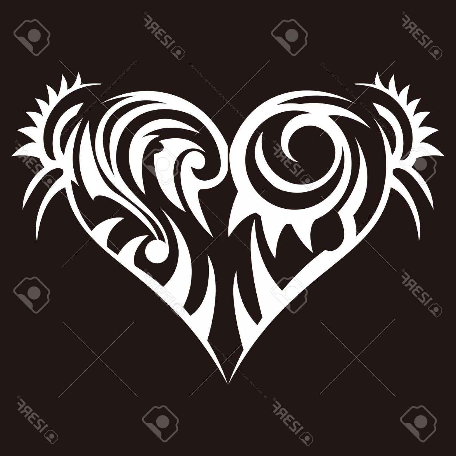 Photostock Vector Tribal Design Tribal Design Heart The Shape 1560x1560 Photostock Vector Tribal Design Tribal Design Heart The Shape