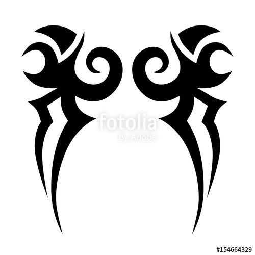 Tattootattoo Tribal Vector Design Simple Tattoo Tribal Logo 500x500 Tattootattoo Tribal Vector Design Simple Tattoo Tribal Logo