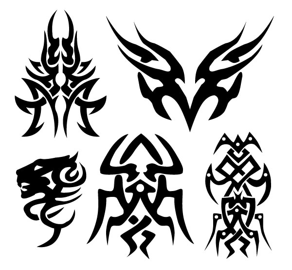 Free Vectors Tribal Graphics Tattoo Designs 600x554 Free Vectors Tribal Graphics Tattoo Designs