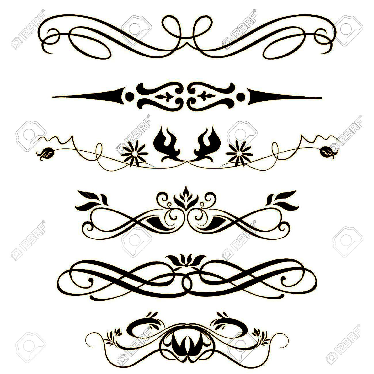 Borders And Elements For Design Vector Tribal Design Certificate 1300x1300 Borders And Elements For Design Vector Tribal Design Certificate
