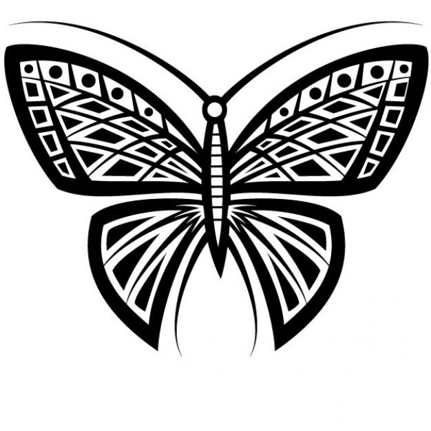 Butterfly Tattoo Tribal Design Vector Vector Free Download 626x626 Butterfly Tattoo Tribal Design Vector Vector Free Download
