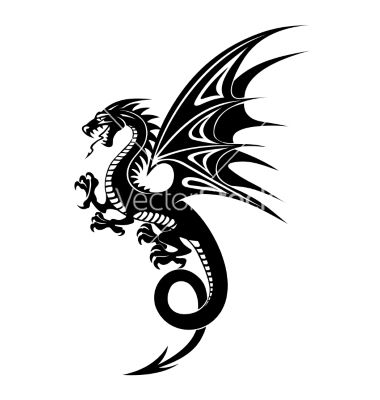 Black Dragon Vector Art Black Dragon Tattoo, Dragon 380x400 Black Dragon Vector Art Black Dragon Tattoo, Dragon