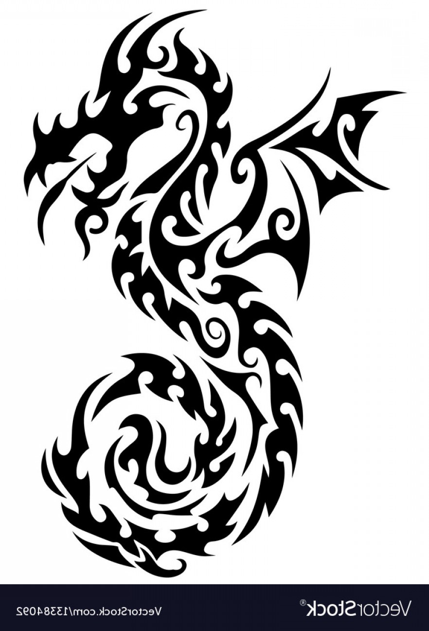 Dragon Tattoo Tribal Dragon Black And White Dragon Vector Soidergi 882x1296 Dragon Tattoo Tribal Dragon Black And White Dragon Vector Soidergi