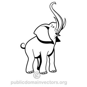 Tribal Elephant Vector