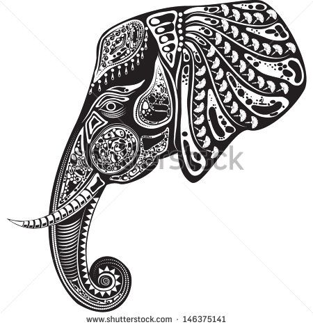 450x470 Vector Illustration Of A Tribal Totem Animal