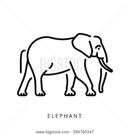 450x470 Outline Elephant