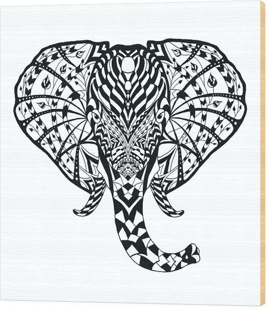 537x618 Patterned Elephant Drawing Remotelearners Club