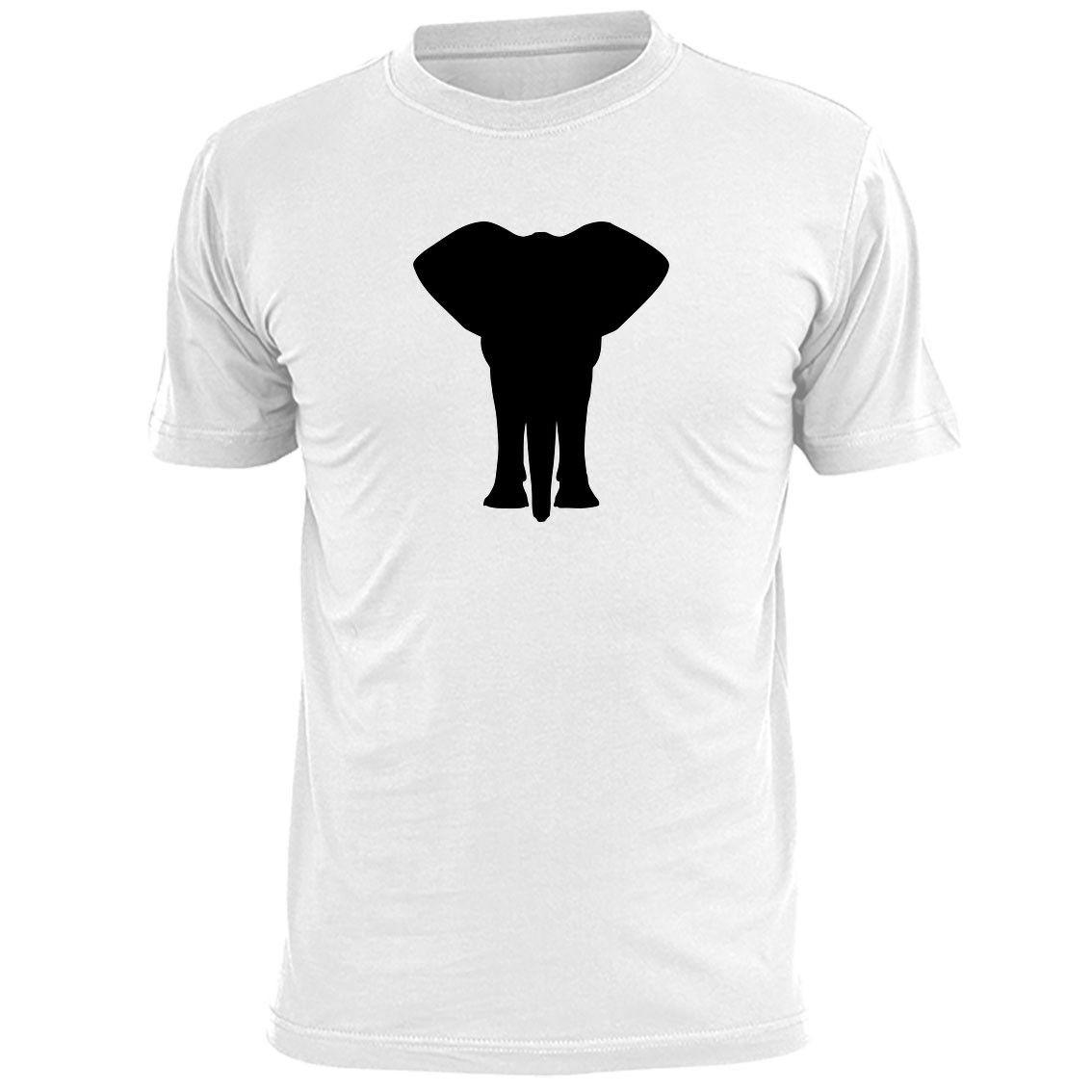 1134x1134 Elephant Vector Mens T Shirt Wildlife Tattoo Tribal Tees Custom