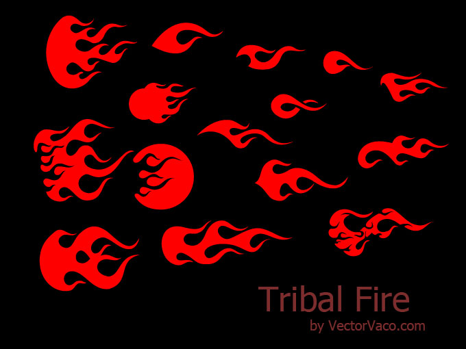 680x510 Tribal Fire Free Vector Free Vectors Ui Download
