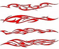 200x167 Power Tribal Flames Vector Collection Download Jabbar Flame