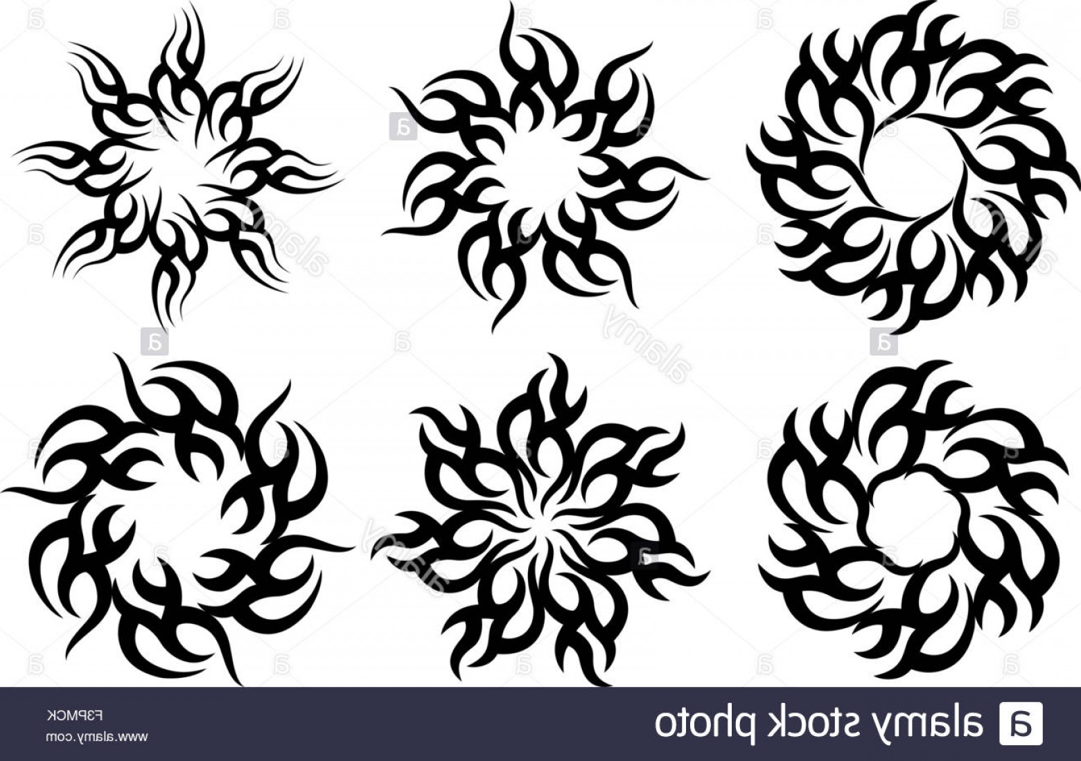 Tribal Flames Vector at Vectorified.com | Collection of Tribal Flames ...