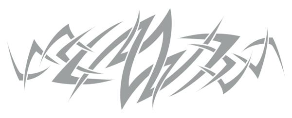 600x243 Tribal Flames Vector Design Free Tattoo Templates Business Card