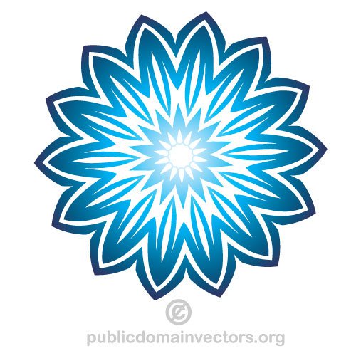 500x500 Tribal Flower Vector