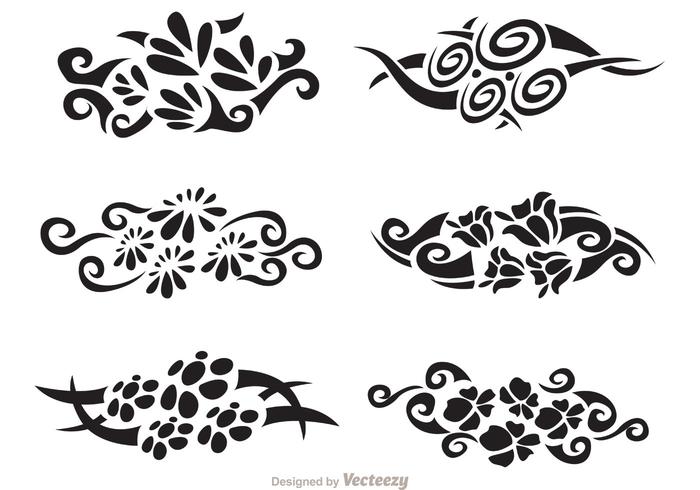 Tribal Flower Vector At Vectorified Com Collection Of Tribal Flower   Tribal Flower Vector 6 