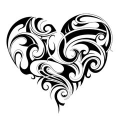 238x250 Heart Shape Tattoo Vector Tattoos Tribal Tattoos, Tribal Heart