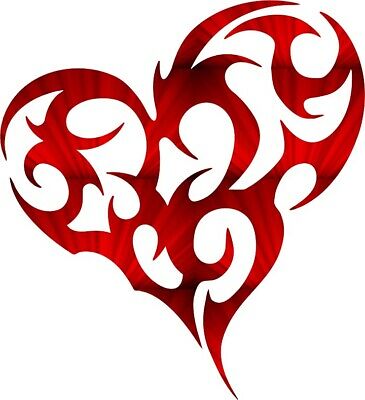 365x400 Tribal Heart Dxf Cnc Dxf For Plasma Laser Waterjet Plotter Cut