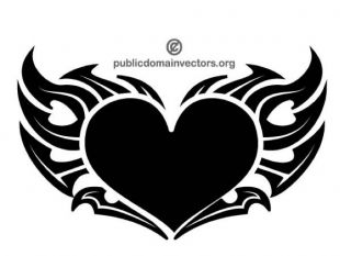 310x233 Tribal Heart Shape Free Vectors Ui Download