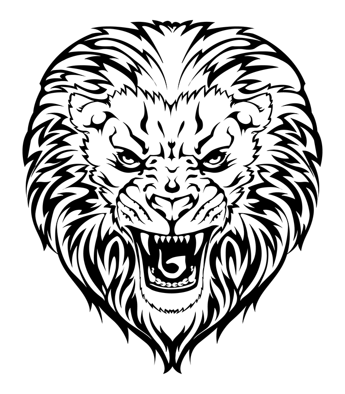 Rachel Crabill Tribal Lion Design 710x811 Rachel Crabill Tribal Lion Design