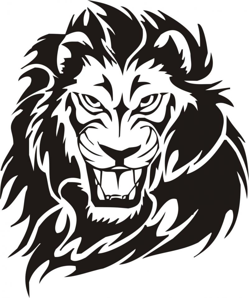 Tribal Lion Tattoo Design Vector Graphic Design Vector 800x955 Tribal Lion Tattoo Design Vector Graphic Design Vector