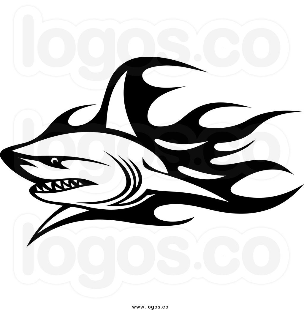 1024x1044 Royalty Free Clip Art Vector Logo Of A Black And White Tribal