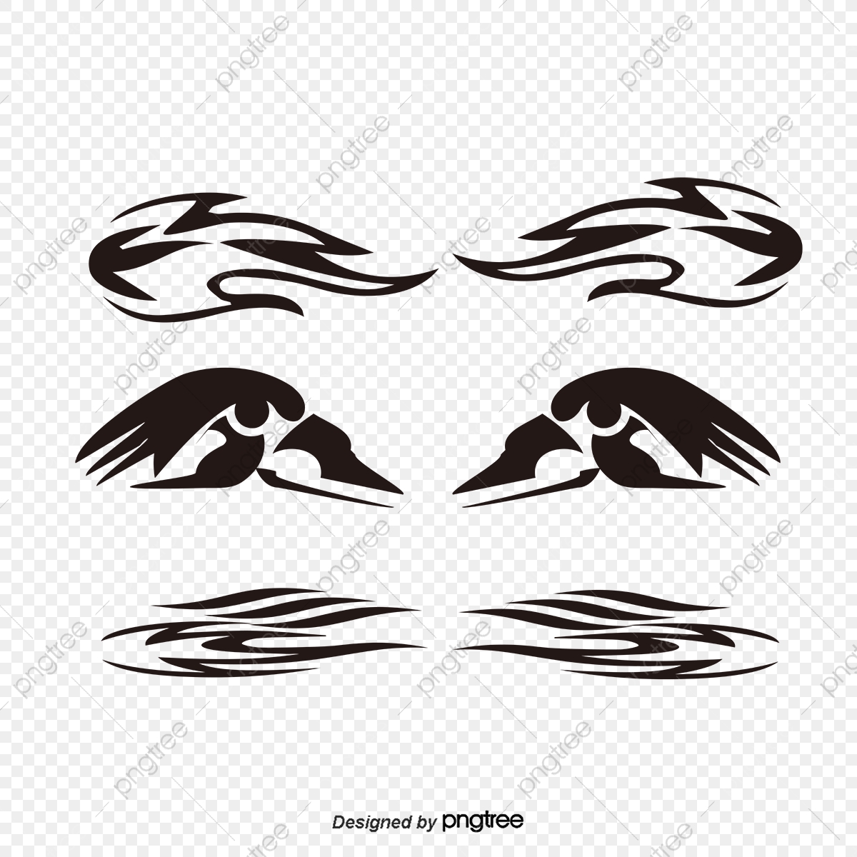 1200x1200 Eagle Tribal Logo Vector, Eagle Flag, Tribal Eagle, Vector Logo