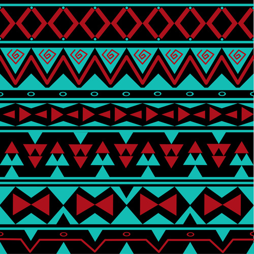 500x500 Tribal Pattern Seamless Borders Vector Free Vector In Encapsulated