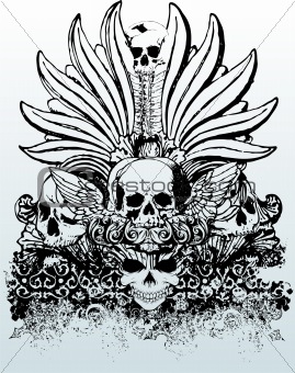 269x340 Image Tribal Skull Vector Illustration From Crestock Stock
