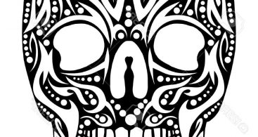 367x195 Tribal Skull Vector Archives