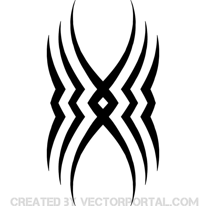 660x660 Tribal Tattoo Design Vp Free Vector