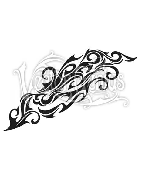 468x580 Tribal Tattoo Flash Swirl Decorative Clip Art
