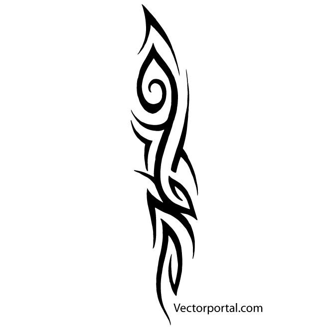 660x660 Tribal Tattoo Vector Design Element