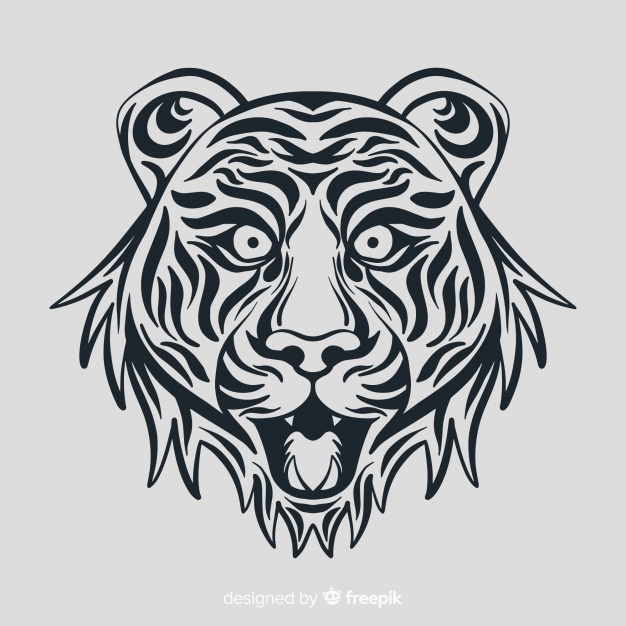 626x626 Tribal Tiger Vectors, Photos And Free Download