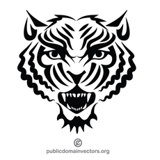 230x230 Tiger Vector Tattoo Free Vectors Downloads Found