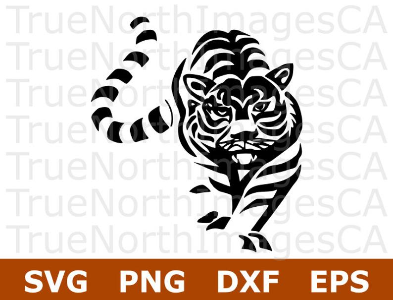 Tribal Tiger Vector at Vectorified.com | Collection of Tribal Tiger ...