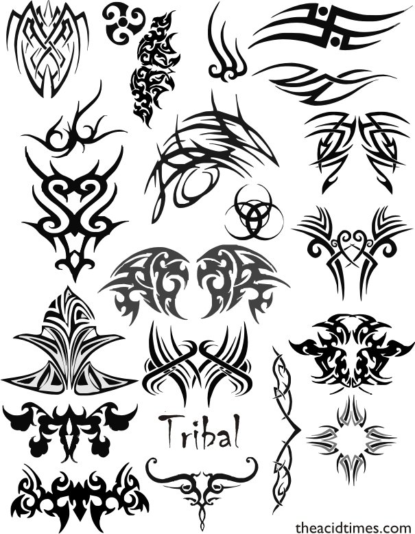 605x778 Free Tribal Vector Set Symbol Vector Tribal Vector Set Tribal