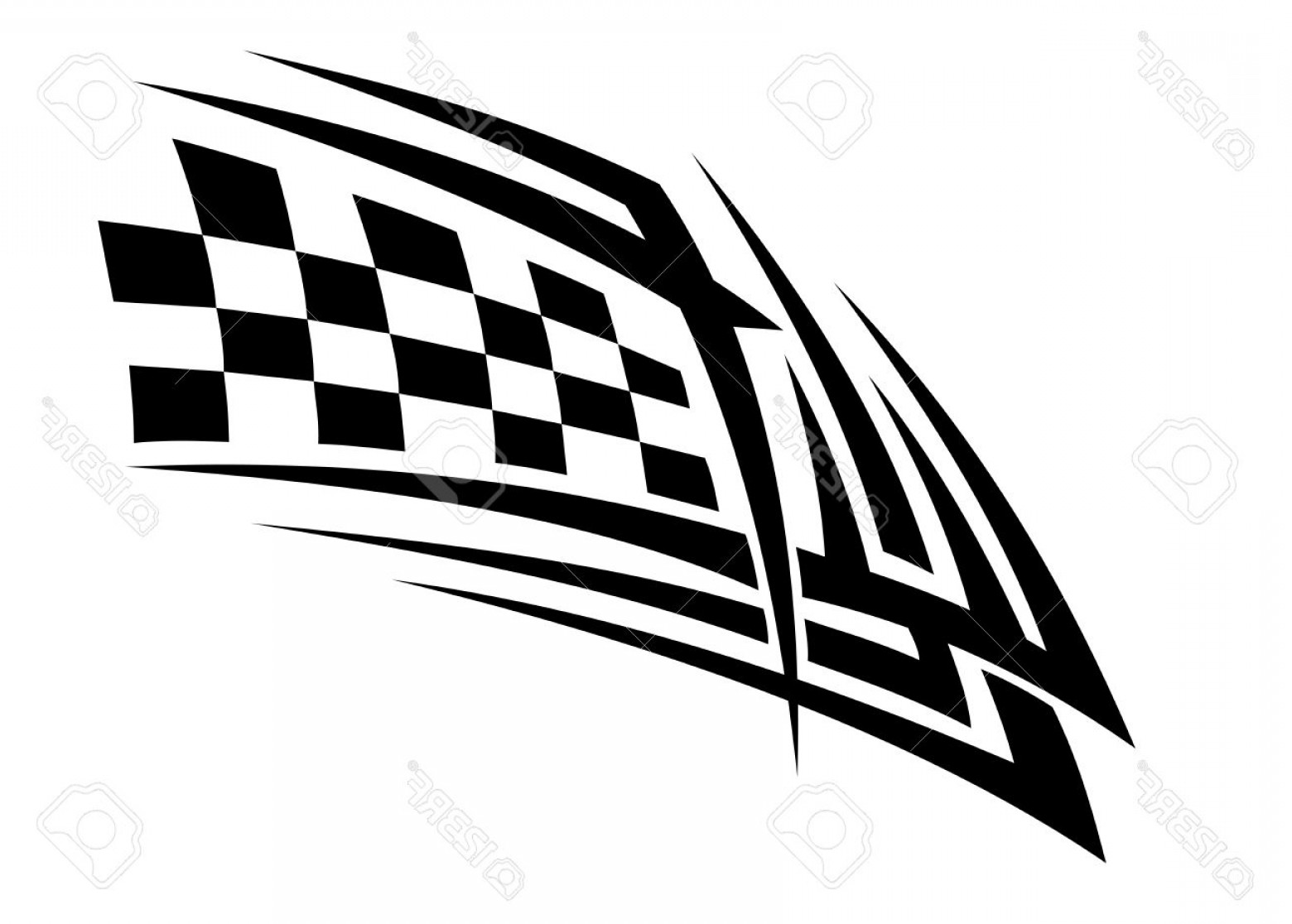 1560x1116 Tribal Vector Race Car Newwaysys