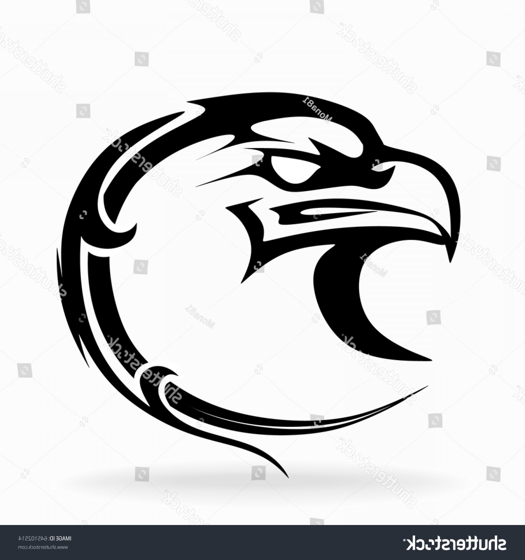 1800x1920 Eagle On White Background Tribal Vector Soidergi