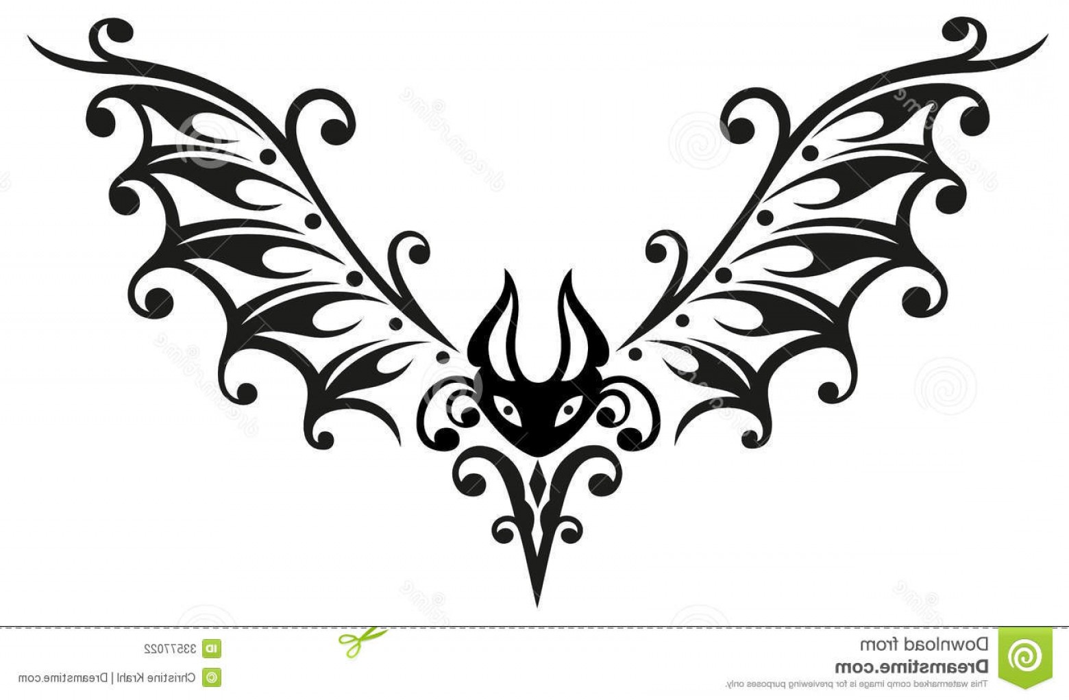 1560x1022 Stock Photography Bat Halloween Tribal Abstract Black Vector Art