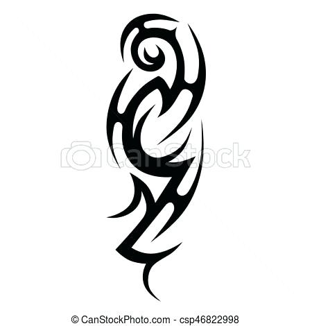450x470 Tribal Vector Art Tattoo Designs Tattoos Ideas Creative Bird