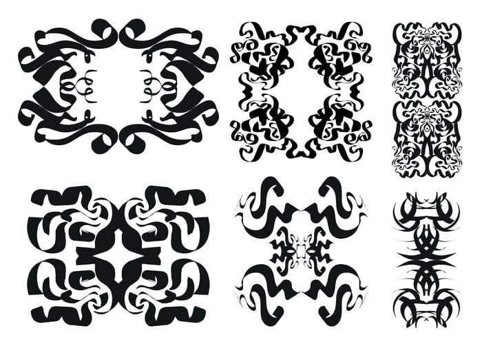 700x490 Free Tribal Vector Ornament Set Free Graphics Uihere