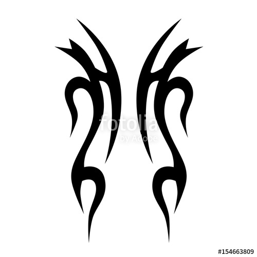 500x500 Tattoos Tribal Vector Pattern Idea Stock Image And Royalty Free