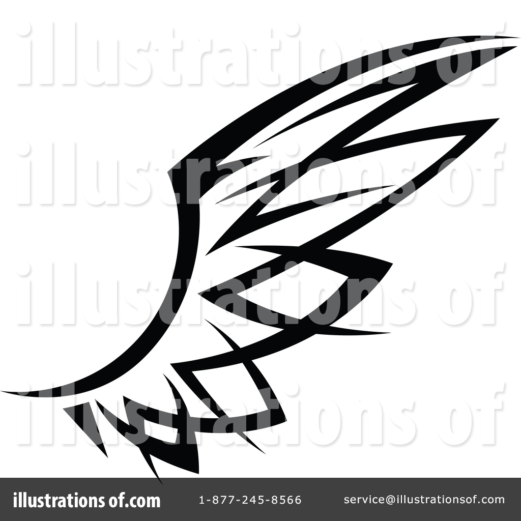 1024x1024 Tribal Wing Clipart