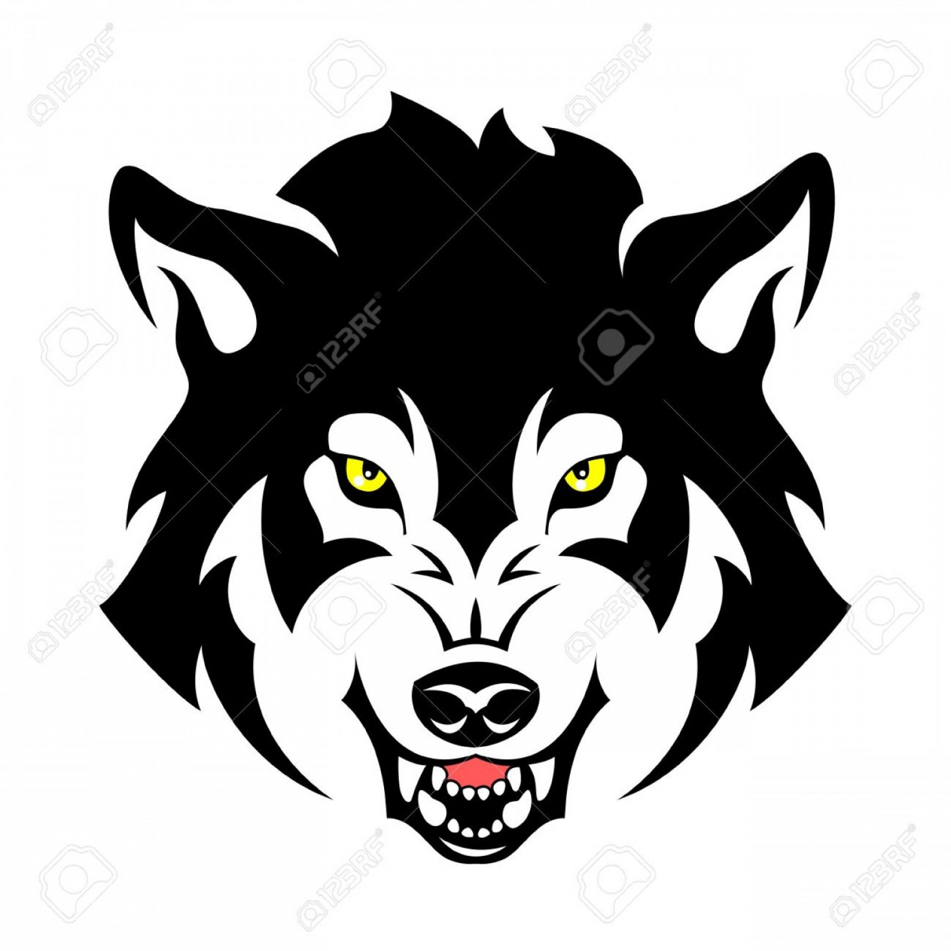 1872x1872 Vector Tribal Wolves Soidergi